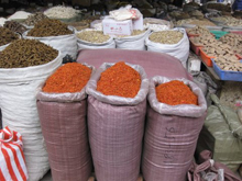 Bags at a Chinese Market